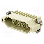 09210253001 Connector: HDC; contact insert; male; 10A; 250V; Han® D; PIN: 25 CcfTAf0dL_qdTRk_Vi-XiYLBjo5FCVwRwwK5ogITrBc