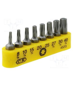 T4523 Kit: screwdriver bits; Torx®; 30mm; Mounting: 1/4" (C6,3mm); 8pcs. 0z09uIyaWTiC4fkE7EKNwtau_97ptIRH4bjjqqVaL0k