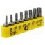 T4523 Kit: screwdriver bits; Torx®; 30mm; Mounting: 1/4" (C6,3mm); 8pcs. 0z09uIyaWTiC4fkE7EKNwtau_97ptIRH4bjjqqVaL0k