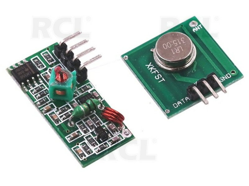 315Mhz RF transmitter and receiver link kit /ARM/MCU WL • Items • Pradžia