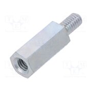 226X15 Screwed spacer sleeve; 15mm; Int.thread: M4; Ext.thread: M4; steel 9g8Swhyrvd-cOFky39e_WjKOEnPYkxih3L6w5lG7rbk