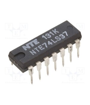 NTE74LS37 IC: digital; NAND; Ch: 4; IN: 2; TTL; THT; DIP14 7GI4R2pVH2YaoufBYC4Vpf8ywlOmczhza8UO7Bdni8Y