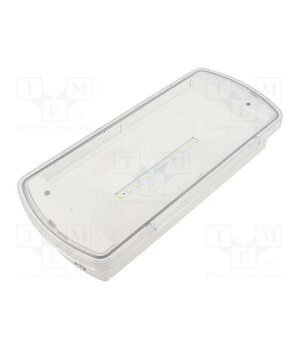 SL2MNM65E1C3A Lamp: LED emergency luminaire; SafeLite; IP65; white; 230VAC QTqW_brpW-h5xjhlY4nzUxZtDlLld9WdPo6Z114vM4Q