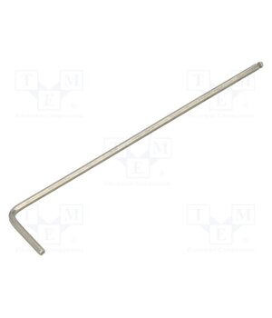 SS324-1.5 Wrench; hex key,spherical; HEX 1.5mm; Overall len: 80mm; long 1dMzOQg4hoD2gEWibzT95cwVV9DLUGVpwa8RkY1EF90