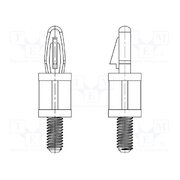 8G815V41757 PCB distance; polyamide 66; L: 25.4mm; screwed rod,snap fastener rQNGt_knTDd77VBoUjgNq6aw3qm11gMNoDGtKqbFis0