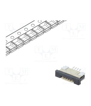DS1020-07-04VBT1B-R Connector: FFC/FPC; SMT; PIN: 4; Contacts: copper; tinned; 1mm; ZIF smryJodv528Em7-TdYffgfnZJ21h4CQ_Bs6yyVUfQw0