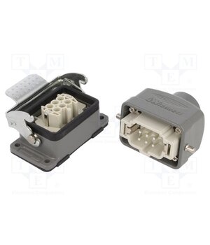 93603-0043 Connector: HDC; male + female; GWconnect; PIN: 6; 16A; 500V; 6+PE 4LNx-LF_rWzYLvCOFb6WaiXhCH8cchJwW88szriJmyE