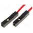 CAB/AR Connection cable; PIN: 1; red; 10pcs; 250mm jYTolIAjDdG-gMsfz8eiio6C17cG7cUsdROmNwBB9To