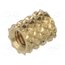 017M2.5 Threaded insert; brass; M2,5; BN 37868; L: 4.72mm; for plastic kAUC4zAH9B2334b7-cLpkwioc9TpZpmTSRNs1kd8gNU