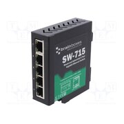 SW-715 Switch Ethernet; unmanaged; Number of ports: 5; 5÷30VDC; RJ45; SW DgzjnLHeGsWCK_w1_QwGNStoQxCaOKAnSlKSq01fgRU