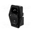 4304.6087 Connector: AC supply; socket; male; 10A; 250VAC; C14 (E),C18; 6765 KOZ74S-3ig9FCJG85GMa7nlVa0LW7cqL6FL2LOIk1TM