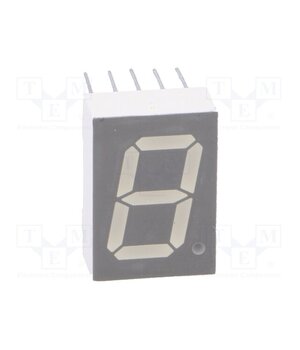 KW1-521COA Display: LED; 7-segment; 13.2mm; 0.52"; No.char: 1; red; 0.8÷3mcd Rq6LjWZmu3s19Egusg267bLtbDz6s12nORempC-drDc