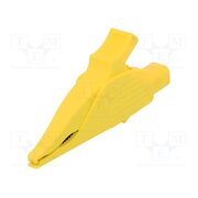 66.9575-24 Crocodile clip; 32A; 1kVDC; yellow; Grip capac: max.30mm _JaTDpEvzRtq0JElx9CwY57QrOveV8rqBVHaS6vl2CI
