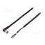 XS3F-M8PVC3A5M Cable: for sensors/automation; M8; PIN: 3; angled; Len: 5m; plug WN9mB3T9dOa37DWHt5YEkCGdB1xjeP2UmU261ncTJCc