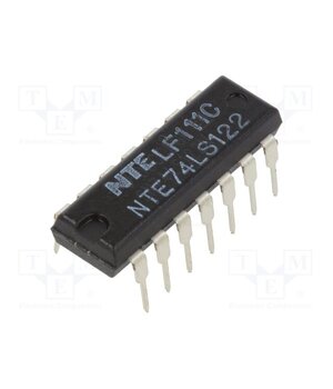 NTE74LS122 IC: digital; monostable,multivibrator; Ch: 1; TTL; THT; DIP14 amAT5u-rnCueQ3hPrvhFqwANBiB5pzK21w6exPWfg8Q