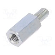 226X12 Screwed spacer sleeve; 12mm; Int.thread: M4; Ext.thread: M4; steel oc7MPj9mPaayGTbHgFuZq25nI4IgdXLh-OfXCchYA2w