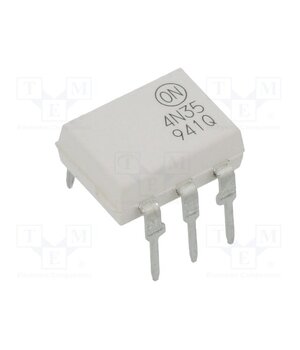 4N35M Optocoupler; THT; Ch: 1; OUT: transistor; 7.5kV; CTR@If: 100%@10mA T4FLHqoUpux0htvvGaJmqmyWISez2ylA_hbg_FC20jI