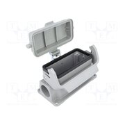19300161256 Enclosure for connectors: HDC; size 16B; Han; IP65; with latch wqHelWCi6yXmUMJQyTXlj5odnbWUIbdq5jujdoxts4o