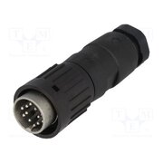 T3624502U Connector: DIN; plug; male; C091B; PIN: 12; straight; for cable; 150V yK5Byy2ZkS2WpUFtpti8vugAWMNolsmCIgiOsZVri-o