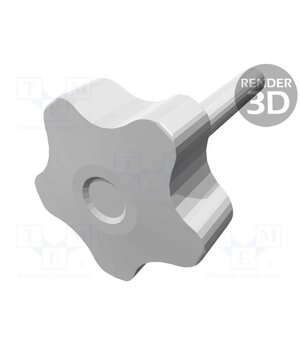 VCT.50 P-M12X60-C4 Knob; Ø: 50mm; Ext.thread: M12; 60mm; H: 32mm; technopolymer PP aoh-_Ko1aHpseMh9x6X5aB23EClNoytkaHZaNdzqhvg