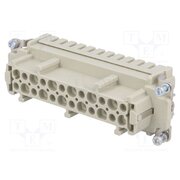 09330242702 Connector: HDC; contact insert; female; 16A; 500V; Han E®; PIN: 24 3-L5U_MZRav_cq-boJZn7Bftg2Z_kn0qB6PneXNoZmw