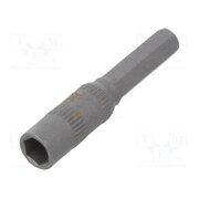 40658 Screwdriver bit; 6-angles socket; HEX 4mm; Overall len: 30mm oPkR5f764fHf38dqkUYnZRk0gEYF96HlmYJoLpNW2M0