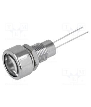 SDML080 Indicator: LED; flat; red; Ø8.2mm; IP67; for PCB; brass; ØLED: 5mm KjArDxmHXKrO-EkkTRT3I2E_BxaxcgXq9m3_CGvH_vk