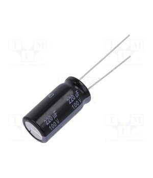 EEUFS2A221 Capacitor: electrolytic; low ESR; THT; 220uF; 100VDC; Ø12.5x25mm 4rjxGopemLzW-n6DP35q4uxJAUzwNgUiXH5i2-ZO_wQ