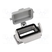 09300100303 Enclosure for connectors: HDC; size 10B; Han® B; IP65; with latch pVtIC2fOJpMF4EK6Qn92bjXpzSKAwZUdsDBjA63KctY