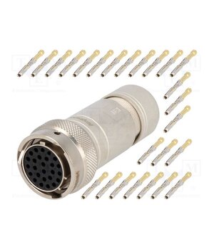 RT0W61626SNH-K Connector: circular; plug; for cable; PIN: 26; female; crimped; IP67 8nju9cIztWhZnYnynXOCOa1shHU6o8QmWWCNDhQhMr4