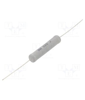 MOR08WJ0220B00 Resistor: metal oxide; THT; 22Ω; 8W; ±5%; Ø0.75x38mm; Ø8x39.5mm pHRnfCRwZfj7WubcEQsN0myIYS4egcPPJIECwnD7UYA