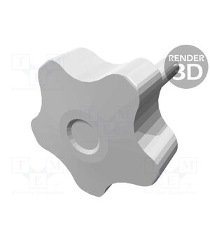 VCT.50 P-M12X40-C2 Knob; Ø: 50mm; Ext.thread: M12; 40mm; H: 32mm; technopolymer PP E4ESHC_gzRrK3rWomRsbUUn_N-26ckO58ijQoyfoduk