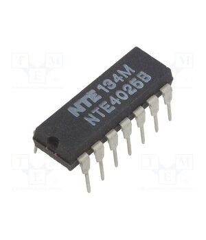 NTE4025B IC: digital; NOR; Ch: 3; IN: 3; CMOS; THT; DIP14; 3÷18VDC; -55÷125°C M9iZMytwIpXpvh9uQdwFnJN0AdSGVnTmuFlqq1JWjH8