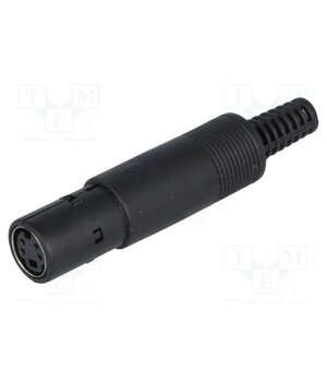 MDC-104 Connector: DIN mini; plug; female; PIN: 4; soldering; for cable kNyQv-K62eWZgYPjIfVZ8-TSmmupB3ydedFL0Q_U8Uw