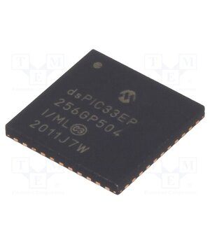 DSPIC33EP256GP504-I/ML IC: dsPIC microcontroller; 256kB; 32kBSRAM; QFN44; DSPIC; 0.65mm 66p8GuJaUZLMgRRyHXGsZVZ38ypbbt_QyM0Lud8EeEk