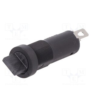 0031.3911 Fuse holder; 5x20mm; 10A; on panel; black; FBS1; 250VAC; UL94V-0 pJ9HZUtofSD3OzCfkauG4loNH2xJGeXRtwsZjjxLA8E
