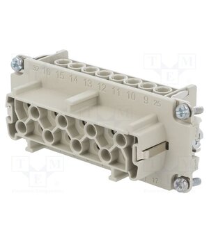 10195100 Connector: HDC; contact insert; female; EPIC H-BE; PIN: 16; 16A x9_Kpj1TZ9p0oeY5-WpqikhU9eUeWHqRc65VJZgnJ-M