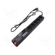 ACAR 504WF 1.5M Plug socket strip: protective; Sockets: 5; 250VAC; 10A; black oAZ8RMgKBTiYvIbqOPXqm23_lwF4L4PT_ZZryW6wXJc