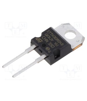 STTH30R04D Diode: rectifying; THT; 400V; 30A; tube; Ifsm: 300A; TO220AC; Ir: 15uA wMo0vQYaCQ0Sto8G0bTdPwKsvsDWNDAAizN7sz6Sb0s