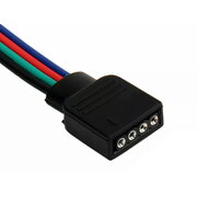 4-pin savienotājs RGB LED sloksnei un Neon Flex, 12V/24V, ar 100 mm pagarinājuma kabeli

 PLDJX13L.jpg