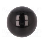 DIN 319-KU-25-M6-E Ball knob; Ø: 25mm; Int.thread: M6; 9mm; duroplast PF rGxPK_tR9oLmjh7Ued9EA82n-JOn1JHBADL273mCsNA
