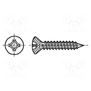 1377426 Screw; 2.2x6.5; Head: countersunk; Phillips; PH1; hardened steel 9fzfmO0eAN97iHeU19o5no7LBTVsvOebktDa5Dag0ls