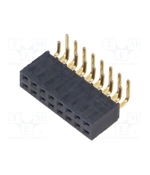 SSW-108-02-G-D-RA Connector: pin strips; socket; female; PIN: 16; angled 90°; THT XIh4owxZ6QdPQcJXPWZrJMXpNU9ptGSkG4PofQbMLwQ