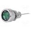 SDML082 Indicator: LED; flat; green; Ø8.2mm; IP67; for PCB; brass; ØLED: 5mm iajCwHrRpUTIVzYN_m0HLQLzQfs9WuGZ_HJozTmxe6U