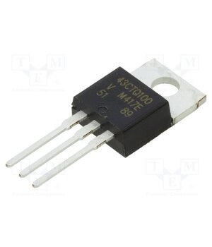 VS-43CTQ100-M3 Diode: Schottky rectifying; THT; 100V; 20Ax2; TO220AB; Ufmax: 980mV MLGg6nt_I9EvOBKRBNQb8YY9xxvcPBUstoAH6xdFHR8