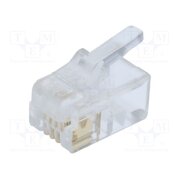 MHRJ114P4CF Connector: RJ11; plug; PIN: 4; 4p4c; for cable; IDC,crimped nHMR5iIGIiKDrT0W_XxKV8-9R3vLFWHflaJ3reYwXQY
