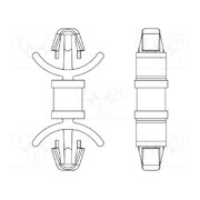 8GG01V42723 PCB distance; polyamide 66; L: 22.2mm; latch/latch; natural; 8GG01 jDK9ACIEoRWeamMtIPiVTOGRHPKwjIaLC-bGHzd2LUM