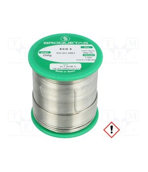 ECO2 B2.1 1,0MM 250GR Tin; lead free; Sn97Ag3; 1mm; 250g; reel; 221°C; Flux: SW26 4Yz2DTgOXyd9LeFiQPDih5HXhazZ74NLPgkMUD0xe3g