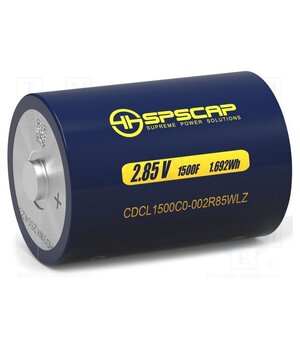 CDCL1500C0-002R85WLZ Supercapacitor; 1500F; 2.85VDC; Ø60.8x91.4mm; Ifsm: 1355A CHWPjCEe2zgFabtdzU0fv3kRg4XL_yfYFXmiUqJcEGc