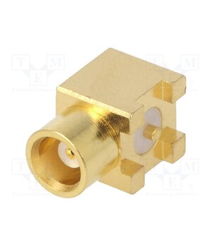 CONMCX002-SMD Connector: MCX; socket; female; horizontal; 50Ω; SMT; on PCBs; PTFE QJs31EiYicuRlmWHdd35ZKJwufIlcHHdULI02iqS9hc